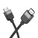 Кабель HOCO US09 Cutting-edge HDTV 2.0 male-to-male 4K HD data cable(L=1M) Black (6942007608954 )