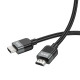 Кабель HOCO US09 Cutting-edge HDTV 2.0 male-to-male 4K HD data cable(L=1M) Black (6942007608954 )