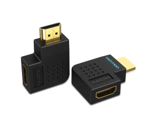 Адаптер Vention HDMI 90 Degree Male to Female Adapter Black (AIOB0) (AIOB0)