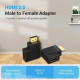 Адаптер Vention HDMI 90 Degree Male to Female Adapter Black (AIOB0) (AIOB0)