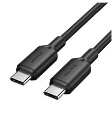 Кабель Vention USB 2.0 Type-C Male to Type-C Male 3A Cable 1M Black PVC Type (TRCBF)