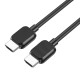 Кабель BOROFONE BUS02 Vivido HDTV 2.0 male-to-male 4K HD data cable(L=3M) Black (6941991105999)