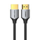 Кабель Vention Ultra Thin HDMI Male to Male HD v2.0 Cable 1.5M Gray Aluminum Alloy Type (ALEHG) (ALEHG)