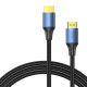 Кабель Vention Cotton Braided HDMI-A Male to Male HD v2.1 Cable 8K 2M Blue Aluminum Alloy Type (ALGLH) (ALGLH)