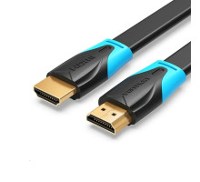 Кабель Vention Flat HDMI v2.0 Cable Плоский 1.5M Black (VAA-B02-L150) (VAA-B02-L150)