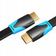 Кабель Vention Flat HDMI v2.0 Cable Плоский 1.5M Black (VAA-B02-L150) (VAA-B02-L150)