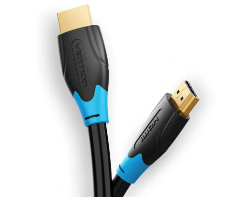 Кабель Vention Flat HDMI v2.0 Cable Плоский 1.5M Black (VAA-B02-L150) (VAA-B02-L150)