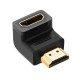 Адаптер UGREEN HDMI 4K Adapter Male to Female Down-angled (UGR-20109)