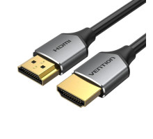 Кабель Vention Ultra Thin HDMI Male to Male HD v2.0 Cable 2M Gray Aluminum Alloy Type (ALEHH) (ALEHH)