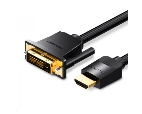 Кабель Vention HDMI to DVI Cable 1M Black (ABFBF) (ABFBF)