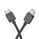 Кабель BOROFONE BUS02 Vivido HDTV 2.0 male-to-male 4K HD data cable(L=2M) Black (6941991105982)