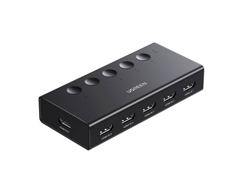 HDMI-Спліттер UGREEN 5-In 1-Out HDMI Switch (UGR-90512)