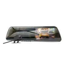 Відеореєстратор HOCO DV4 4.5-inch rearview mirror driving recorder(dual-channel) Iron Gray mag-6942007616782145050