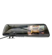 Відеореєстратор HOCO DV4 4.5-inch rearview mirror driving recorder(dual-channel) Iron Gray mag-6942007616782145050