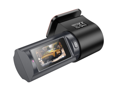 Відеореєстратор HOCO DV7 2K display hidden driving recorder Black (6942007623377)