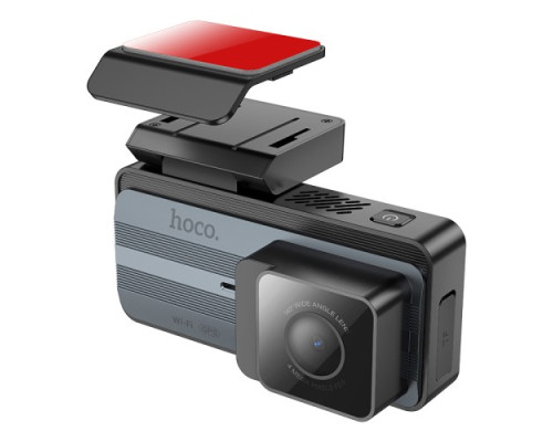 Відеореєстратор HOCO DV11 driving recorder 2K display GPS Gray mag-6942007640169138663