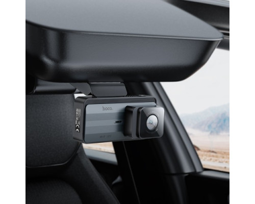 Відеореєстратор HOCO DV11 driving recorder 2K display GPS Gray mag-6942007640169138663