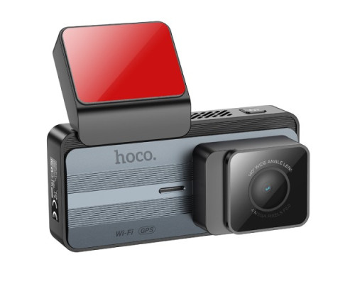 Відеореєстратор HOCO DV11 driving recorder 2K display GPS Gray mag-6942007640169138663