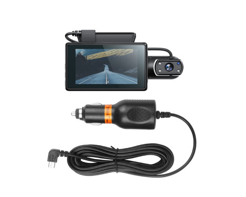 Відеореєстратор HOCO DI07 Max Driving recorder(WIFI version) Black (6931474795885)