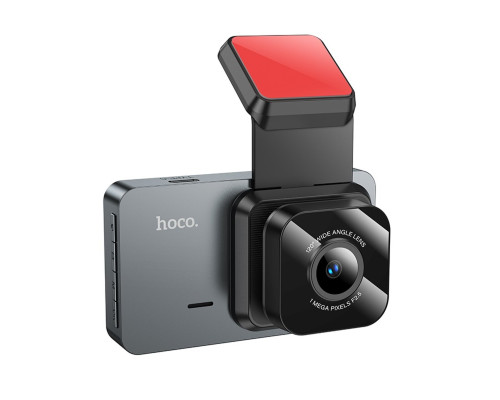 Відеореєстратор HOCO DV9 3-inch screen driving recorder (720P) Metal Gray (6942007633345)
