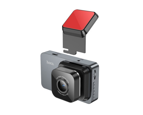 Відеореєстратор HOCO DV9 3-inch screen driving recorder (720P) Metal Gray (6942007633345)