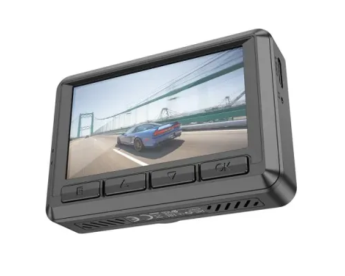 Відеореєстратор HOCO DV3 Driving recorder with display(dual-channel) Black mag-6942007608183145081