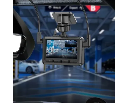 Відеореєстратор HOCO DV3 Driving recorder with display(dual-channel) Black mag-6942007608183145081