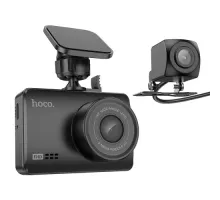 Відеореєстратор HOCO DV3 Driving recorder with display(dual-channel) Black mag-6942007608183145081