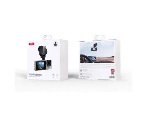 Відеореєстратор XO XJ03 Front and Rear Dual Camera Car Recorder 1080 HD Video Чорний mag-6920680857432147301