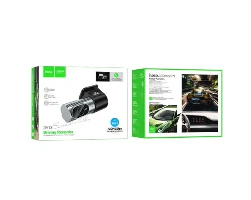 Відеореєстратор HOCO DV13 Screenless hidden driving recorder Black mag-6942007644167146162