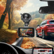 Відеореєстратор HOCO DV6 Driving recorder with 3-inch display(with rear camera) (6942007619745 )