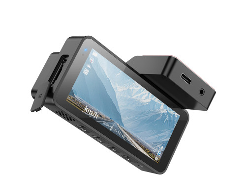 Відеореєстратор HOCO DV11 driving recorder 2K display GPS Silvery Gray (6942007640169)