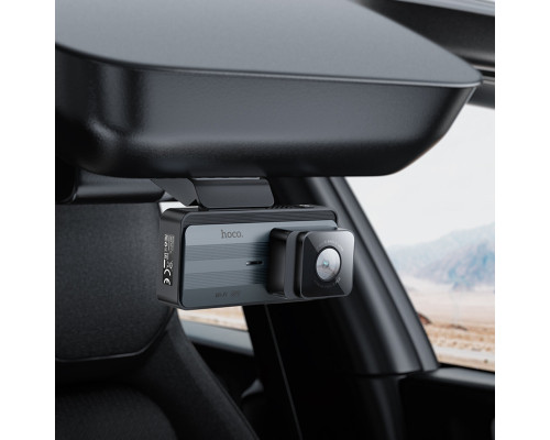 Відеореєстратор HOCO DV11 driving recorder 2K display GPS Silvery Gray (6942007640169)