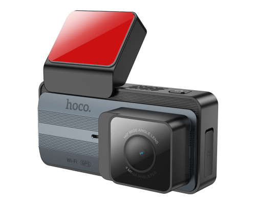 Відеореєстратор HOCO DV11 driving recorder 2K display GPS Silvery Gray (6942007640169)