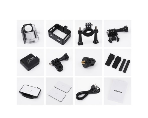 Спортивна камера НОСО DV102 4K anti-shake sports camera Чорна mag-6942007633352142587