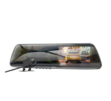 Відеореєстратор HOCO DV4 4.5-inch rearview mirror driving recorder(dual-channel) Black (6942007616782 )