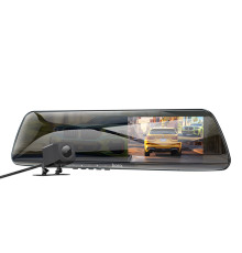 Відеореєстратор HOCO DV4 4.5-inch rearview mirror driving recorder(dual-channel) Black (6942007616782 )