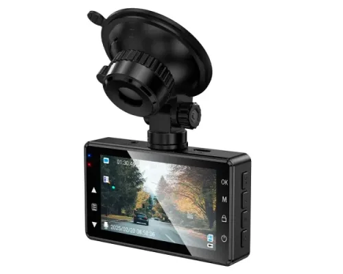 Відеореєстратор HOCO DV14 3-inch screen display driving recorder(720P) black mag-6942007653961151847