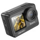 Спортивна камера HOCO DV103 Dual color screen sports camera Black mag-6942007638296138659