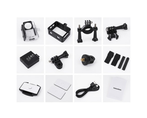 Спортивна камера HOCO DV103 Dual color screen sports camera Black mag-6942007638296138659