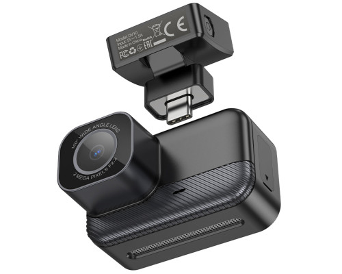Відеореєстратор HOCO DV10 mini screen dashcam Black (6942007638630)