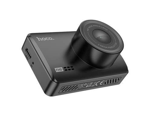 Відеореєстратор HOCO DV3 Driving recorder with display(dual-channel) Black (6942007608183)