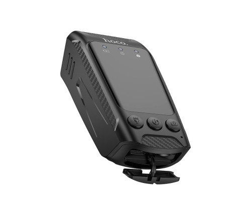 Відеореєстратор HOCO DV104 4K Riding recorder Black (6942007646000)