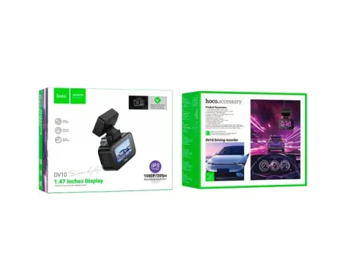 Відеореєстратор HOCO DV10 mini screen dashcam Black mag-6942007638630143492