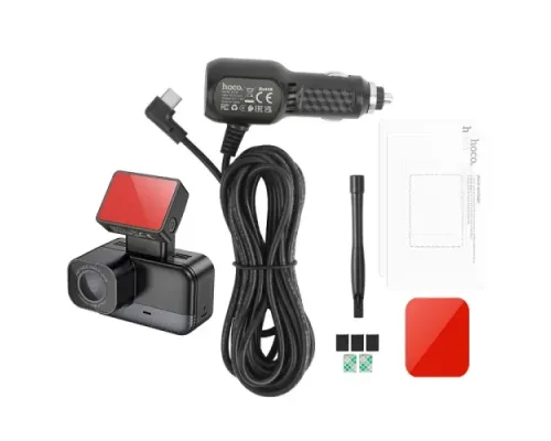 Відеореєстратор HOCO DV10 mini screen dashcam Black mag-6942007638630143492