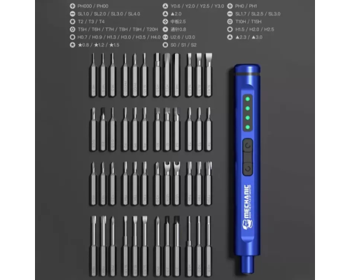 Акумуляторна викрутка з набором біт Mechanic ES480 PLS-00-00151502