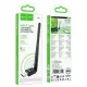 Адаптер Wi-Fi HOCO HI37 WiFi4 USB external antenna wireless network card Black mag-6942007673044153720