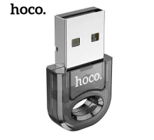 Адаптер Bluetooth HOCO UA28 USB BT adapter transparent black mag-6942007618335146724