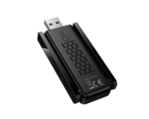 WiFi-роутер HOCO HI34 WiFi6 USB external dual antenna wireless network card чорний mag-6942007659680145305