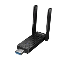 WiFi-роутер HOCO HI34 WiFi6 USB external dual antenna wireless network card чорний mag-6942007659680145305